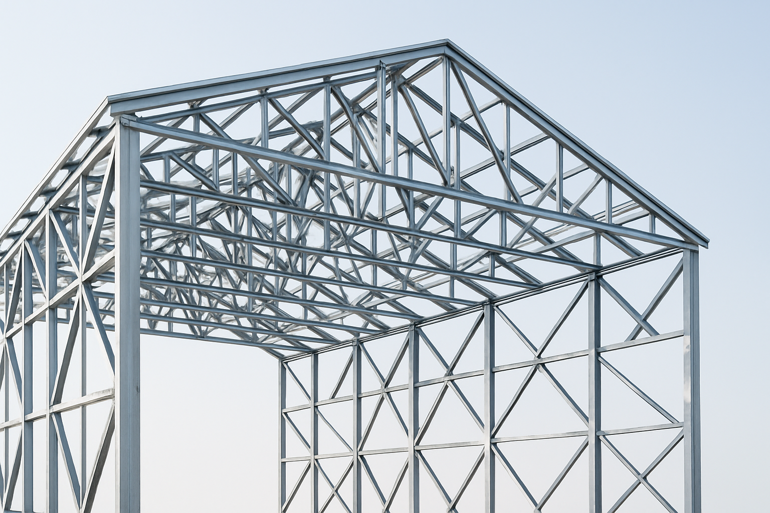 Steel structures manufactured, supplied and installed